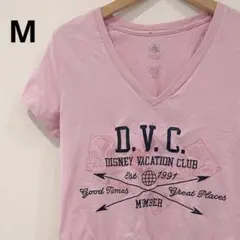D.V.C. Disney Vacation Club ピンクTシャツ M
