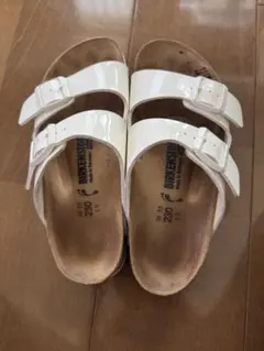 Birkenstock Linz ESD ホワイト38ナロー - メルカリ