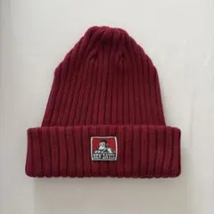 BEN DAVIS ニット帽 ビーニー ワインレッドのサムネイル