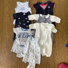 ⭐️まとめ売り⭐️familiarミキハウス等　ロンパース7点セット