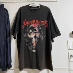 正規品 名作 vetements ハードコア パッチワーク メタルロゴ Tシャツ