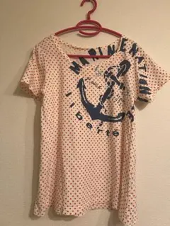 POU DOU DOU オレンジ水玉模様 半袖Tシャツのサムネイル