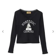 HYSTERIC ANGEL ショート丈Tシャツ レース