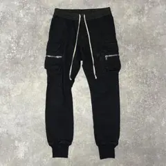 23SS　Rick Owens MASTDON CARGO PANTS 50 黒のサムネイル