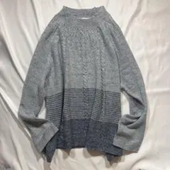 00's vintage アーカイブ グラデーション ニットセーター グランジのサムネイル