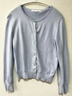 マーキュリーデュオ　ライトブルー ボタン付きカーディガン サイズF