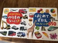 はじめてずかん 乗り物と物の絵本セット