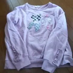 Knit Planner キッズ トレーナー ラベンダー