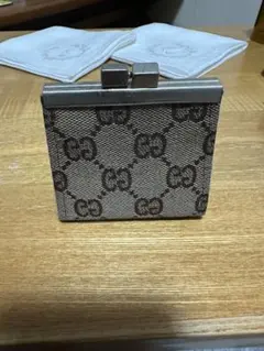 GUCCI GG柄 キャンバス コインケース がま口のサムネイル
