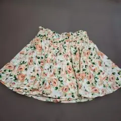 ヘザー 花柄 フレアスカート