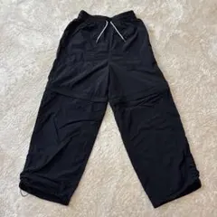 GU 2wayパンツ（ロング＆ショート）　黒135-145センチ