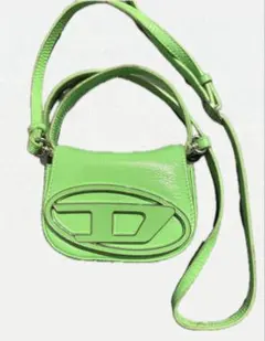DIESEL 1DR XS イエロー 2way ショルダーバッグ 蛍光グリーンのサムネイル