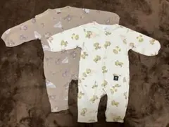 futafuta ベビー パジャマ 80 クマ柄 3点セット