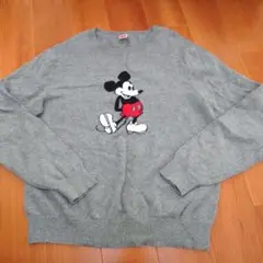 ユニクロ　ニット　ミッキー