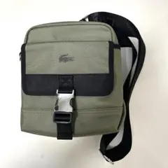 LACOSTE ショルダーバッグ カーキ