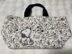 スヌーピー 花柄 トートバッグ