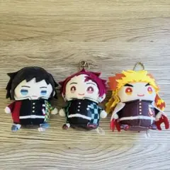 鬼滅の刃 まめめいと ぬいぐるみ 炭治郎 義勇 煉獄