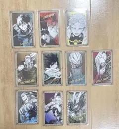 ヒロアカ　原画展　箔押しクリアカードコレクション