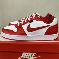 NIKEナイキメンズスニーカー ナイキエバノン ロー 白 赤 黒 新品28のサムネイル