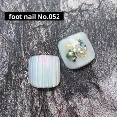 フットネイル 親指チップ No.052