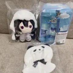 文豪ストレイドッグス 文スト くじ引き堂 ぬいぐるみ ポーチ ポンチョ