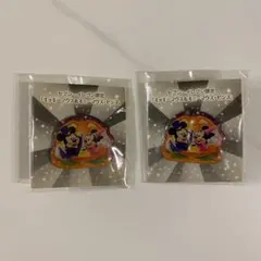 ミッキーマウス ミニーマウス ハロウィン セブンイレブン ピンバッジ