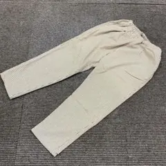【Right-on】ストライプ　パンツ　140cm 白のサムネイル