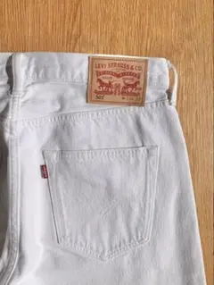 Levi’s 501 CT W33 ホワイトデニム テーパード