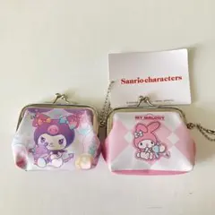 新品未使用 サンリオ がま口 コインケース クロミ マイメロディ 2個セット