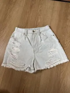 ダメージパンツ デニム レディース Mサイズ WEGO ショートパンツ