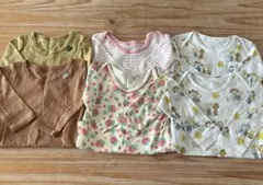 ボディスーツ　長袖　6枚セット　80㎝