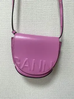 GANNI ピンクレザー　ショルダーバッグのサムネイル