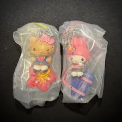 サンリオ　キャラクター 平成ギャル　チャーム　セット　マイメロ　日焼けキティ