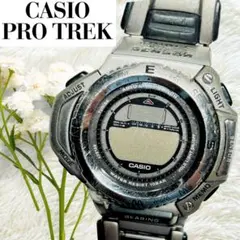 時計 CASIO PROTREK HUNTINGWORLD PRT-1400 Rare Vintage Casio Pro Trek Triple Sensor PRT-1400 Men's