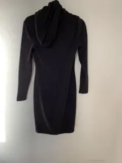 ワンピース ブラック ミニ丈 長袖 シンプル カジュアル