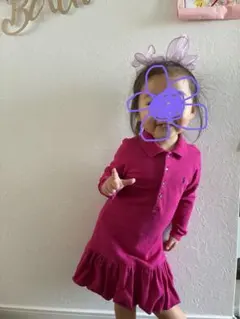 Ralph Lauren ピンク ワンピース 3T 90〜95