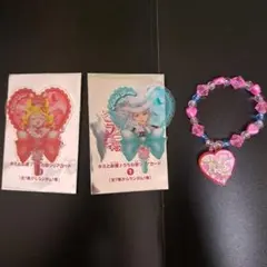 映画キミとアイドルプリキュア　入場特典　うちわ型クリアカード