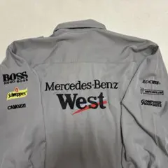 メルセデス ベンツWest F1 長袖 ピットシャツ XL 刺繍ロゴ Benzのサムネイル