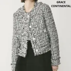 2026年最新】GRACE CONTINENTAL レディース ノーカラージャケットの