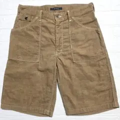 Johnbull ジョンブル コーデュロイ ショートパンツ ワーク リネン混Mのサムネイル