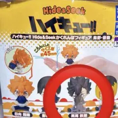 ガチャガチャ　ハイキュー!! Hide&Seek かくれんぼフィギュア