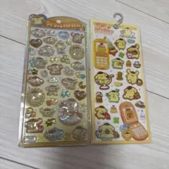 ポムポムプリン　シール　正規品　うるちゅる　ポム　平成はっぴーフォン