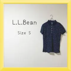 1-622 L.L.Bean ドット柄ポロシャツ
