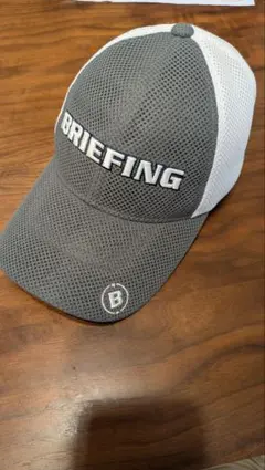BRIEFING ゴルフ メッシュキャップ グレー ホワイトのサムネイル