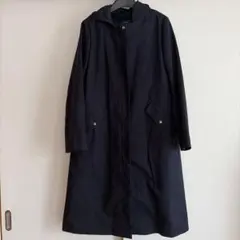 SHIPS フード付きネイビーコート