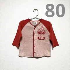 HYSTERIC BABY ヒスミニ　ラグランスリーブ Tシャツ 80cm