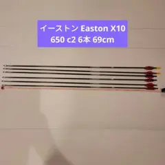 アーチェリー 矢 イーストン Easton X10 650 c2 6本 69cm