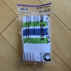 ファミリーマート ファミマ ラインソックス ホワイト 25-28cm