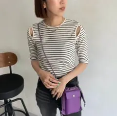 capricieux le'mage 半袖　カットソー　ボーダーのサムネイル