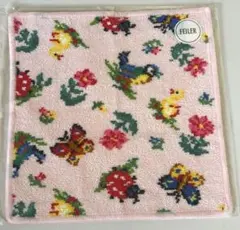 FEILER フェイラー 新品 ハイジ シュニール織りハンカチ ペールピンク